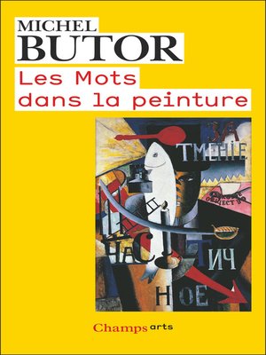 cover image of Les Mots dans la peinture